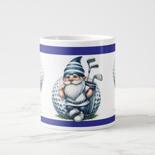 Grande Tasse Golfing Gnomes Giant Coffee Mug (Devant)