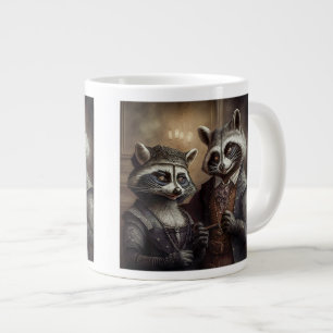 Grande Tasse Goth Raccoons Jumbo Mug