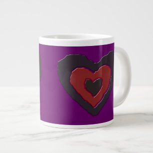 Grande Tasse Gothique Fondre Amour Coeur Mug