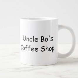 GRANDE TASSE GRAND BOUG DE CAFÉ PERSONNALISÉ