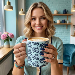 Grande Tasse Grand Mug Café Good Vibes