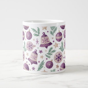 Grande Tasse Grand mug – motif festive cloche violette