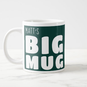 Grande Tasse Grand Mug Personnalisé En Vert C21 Drôle Original