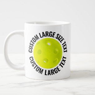 Grande Tasse Grand Mug Personnalisé Géant de Pickleball