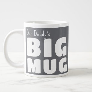 Grande Tasse Grand Mug Personnalisé Gris C19 Drôle Original