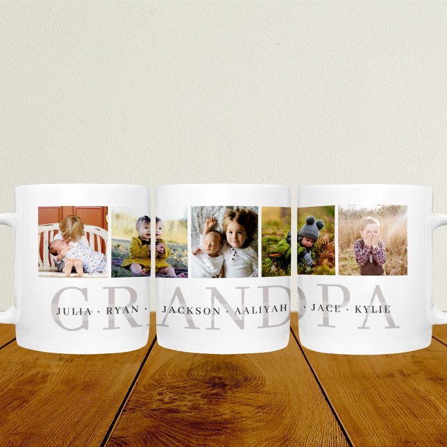 Grande Tasse Grand-père Photo personnalisée Musique (Créateur téléchargé)