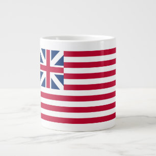 Grande Tasse Grand Union, 1er drapeau des États-Unis d'Amérique