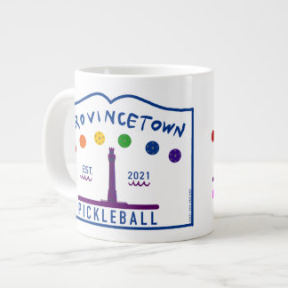 Grande Tasse Grand WH Ptown Pickleball Giant Coffee Mug