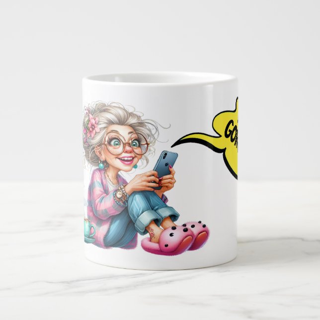 Grande Tasse Grande motte mignonne (Devant)