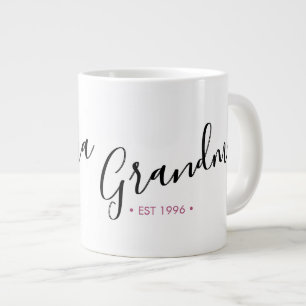 Grande Tasse Grandma Année Établie Personnalisée