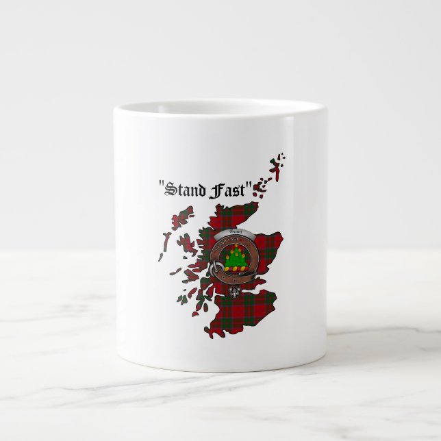 Grande Tasse Grant Clan Badge Jumbo Mug (Devant)
