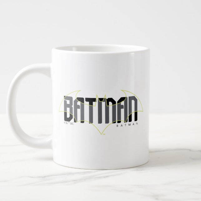 Grande Tasse Graphique de nom haute technologie Batman (Gauche)