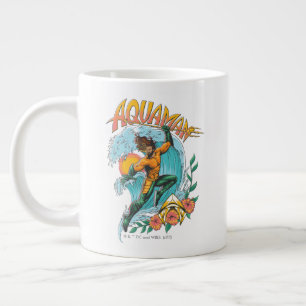 Grande Tasse Graphique du Surf de levage Aquaman et Trident
