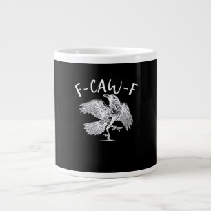 Grande Tasse Graphique vintage F-Caw-F Raven