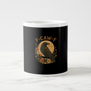Grande Tasse Graphisme d'humour adulte oiseau gothique corbeau