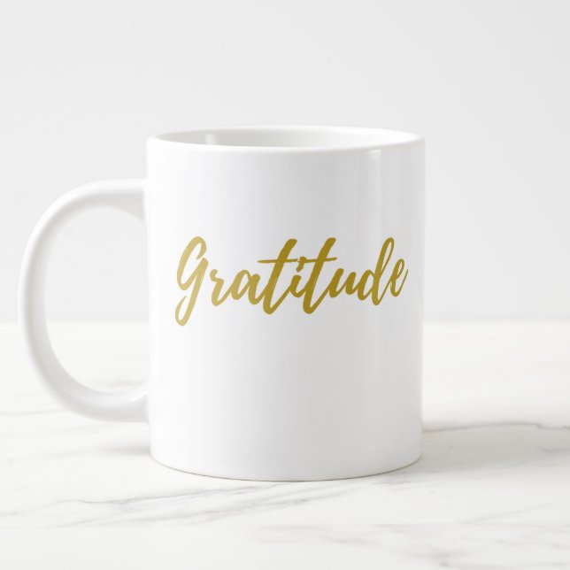 Grande Tasse Gratitude 20 oz Jumbo Mug (Gauche)