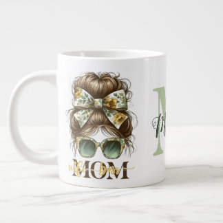 Grande Tasse Green Messy Bun Maman Femme Boss