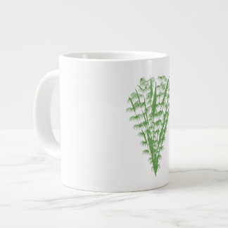Grande Tasse Green plant in the shape of a bouquet.