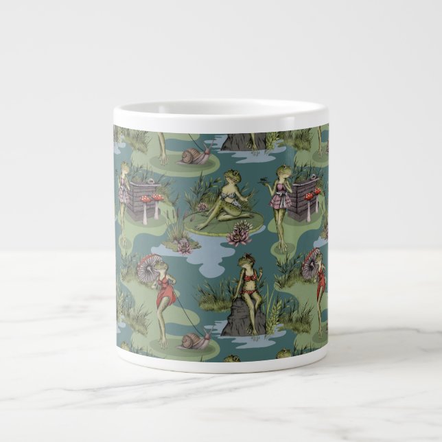 Grande Tasse Grenouilles vintages (Devant)