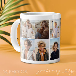 Grande Tasse Grille de collage photo 14 - blanc moderne minimal