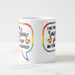Grande Tasse Grosse Musique de mouton arc-en-ciel