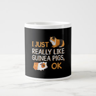 Grande Tasse Guinée Cochon J'Aime Vraiment Les Cochons De Guiné