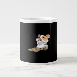 Grande Tasse Guinée Pig Eating Sushika Guinée Pig Kawaii