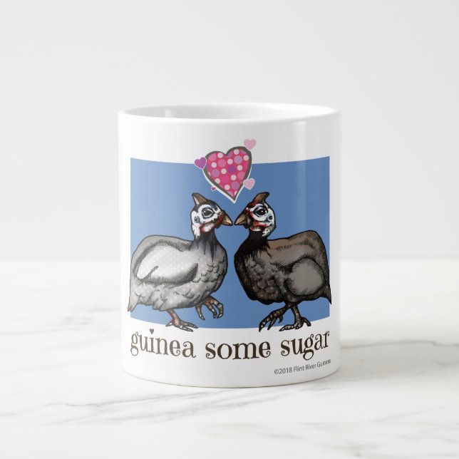 Grande Tasse GUINÉE QUELQUES SUCRES extra-grande cobaye (Devant)