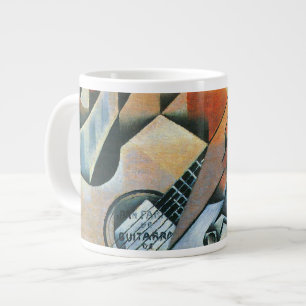 Grande Tasse Guitare (Banjo) et Lunettes, Juan Gris, Art Vintag