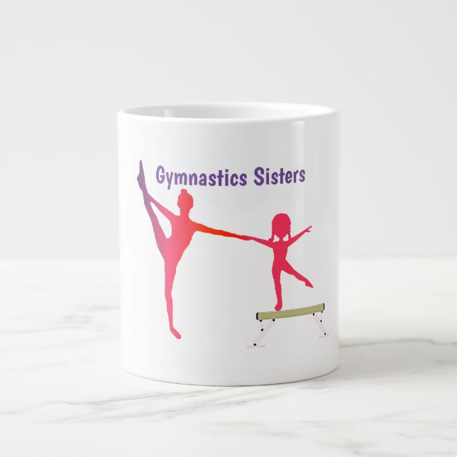 Grande Tasse Gymnastique Soeurs Spécialité Mug (Devant)