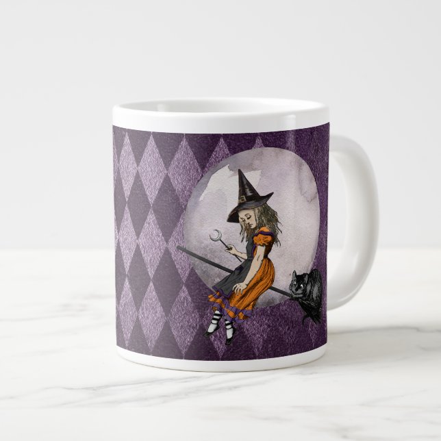 Grande Tasse Halloween Alice au pays des merveilles Cheshire Ca (Devant droit)