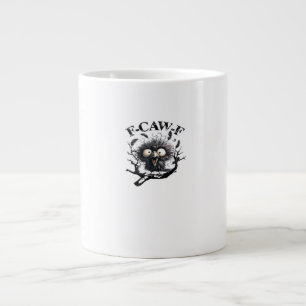 Grande Tasse Halloween F-Caw-F Oiseau Cool Unique