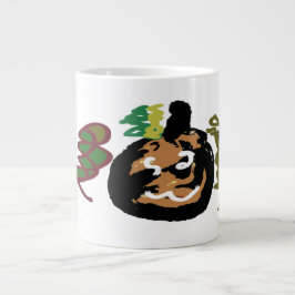 Grande Tasse Halloween jack o 'lantercafé