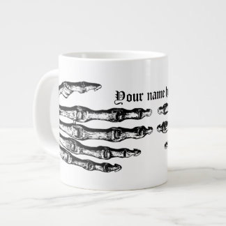 Grande Tasse Halloween squelettique amusant