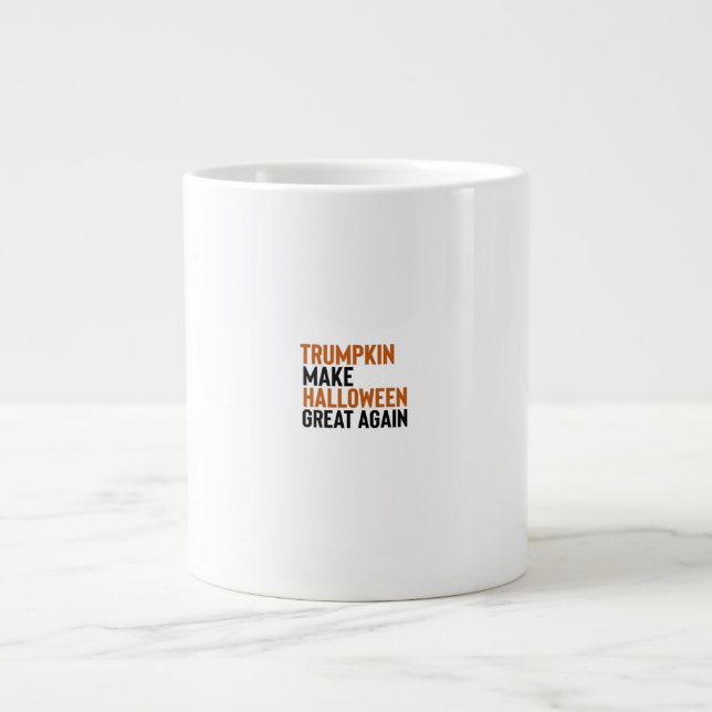 Grande Tasse Halloween Trumpkin - Rendre Halloween grand encore (Devant)