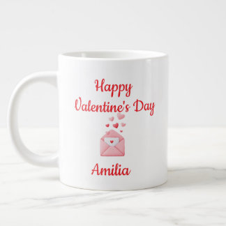 Grande Tasse Happy Valentine’s Day Cute Love Mug