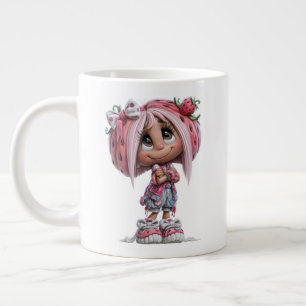 Grande Tasse Harajuku fraise sassy personnalisée