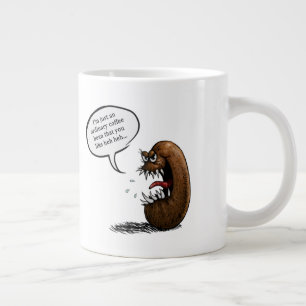 Grande Tasse Haricot de café effrayant