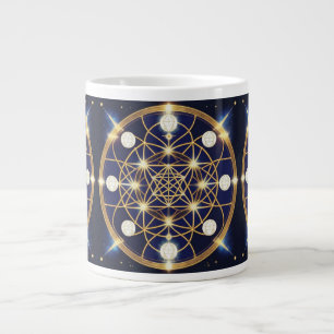 Grande Tasse Harmonie Céleste – La Lumière au Sein de la Grille