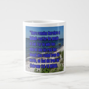 Grande Tasse Hébreux 4:9-10 WEBU Mug