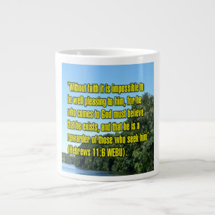 Grande Tasse Hebrews 11:6 WEBU Mug