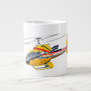 Grande Tasse Hélicoptère de dessin