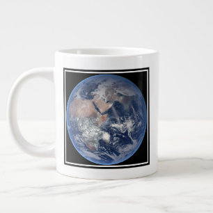 Grande Tasse Hémisphère Est Sur La Planète Terre.