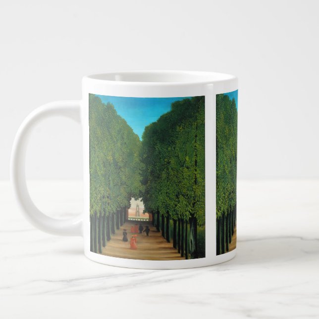Grande Tasse Henri Rousseau, Avenue dans le Parc à Saint Cloud (Gauche)