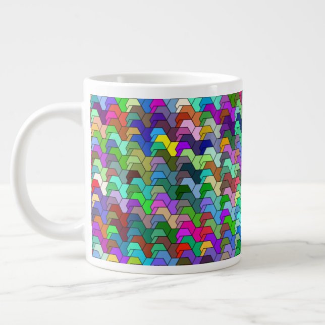 Grande Tasse Hexagons à paille 20oz Mug (Gauche)