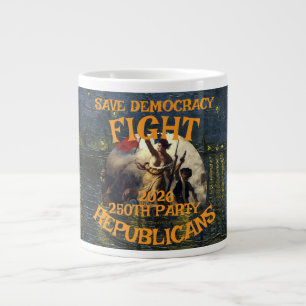 Grande Tasse HG CBP 250ÈME ANNIVERSAIRE DRApeau ÉTATS-UNIS AMÉR