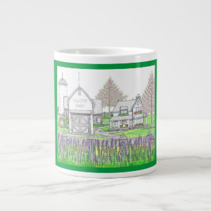 Grande Tasse Hilltop Farm au printemps Jumbo Coffee Mug