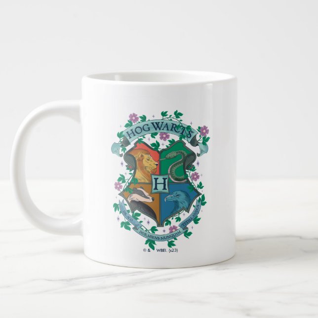 Grande Tasse HOGWARTS™ Floral Crest (Gauche)