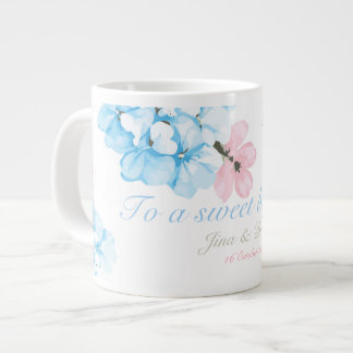 Grande Tasse Hydrangeas Pastel Bloom