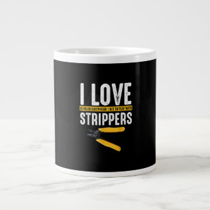 Grande Tasse I Love Electrician Electricity Funny